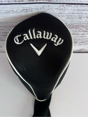 CALLAWAY GENERIC DRIVER UNIVERSAL HEAD COVER GOLF BLACK AND WHITE